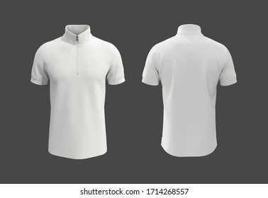 turtleneck shirt white