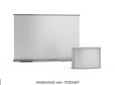 Blank Trade Show Booth Template