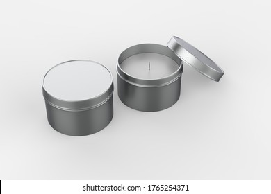 Download Candle Tin Isolated Hd Stock Images Shutterstock