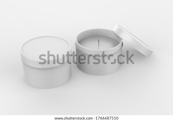 Download Blank Travel Tin Candle Mock Isolated Stock Illustration 1766687510