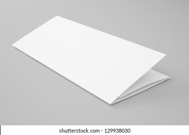 Blank TriFold Brochure / Zigzag Folded Flyer