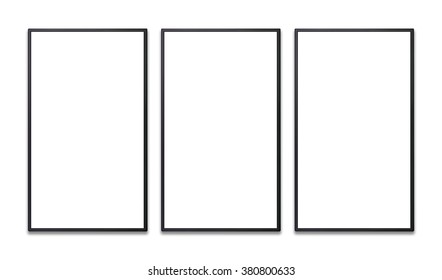 Blank Of Vertical Flat Screen For Keying Any Promotion Of Display