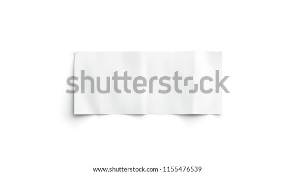 Download Blank White Banknote Mockup Isolated Top Stock Illustration 1155476539 PSD Mockup Templates