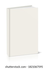 Blank White Book Mockup Shadow Isolated Stock Illustration 1821067595 ...