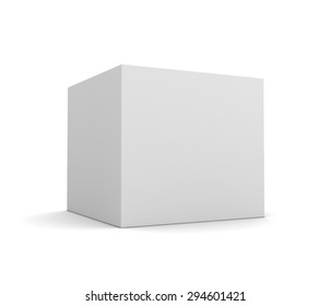 Blank White Box