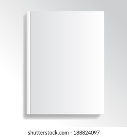 Blank White Cover Illustration Your Designs Stock Illustration ...