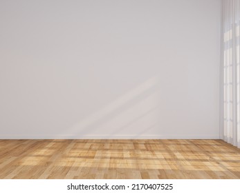 Blank White Interior Room Wall Mockup Stock Illustration 2170407525 ...