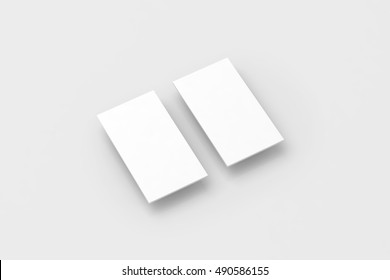 Blank White Rectangles For Phone Display App Design Mockup, 3d Rendering. Web Site Interface Mock Up. Website Ui Template For Browser Screen. Online Application Presentation Shapes.