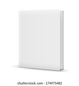 Blank White Standing Book Template