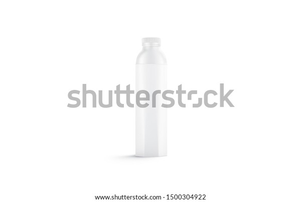 Download Blank White Water Bottle Mockup Isolated Stock Illustration 1500304922