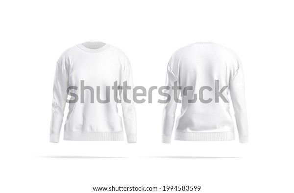 Download Blank White Women Sweatshirt Mockup Front Stock Illustration 1994583599