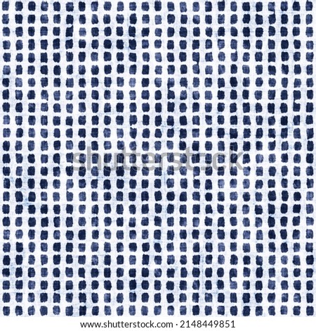 Bleached Effect Textured Square Dots Pattern