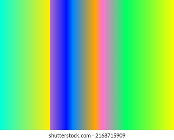 Blend yellow dark blue orange pink purple green   soft blue into very pretty gradient color