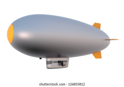 Blimp With Blank Copy Space