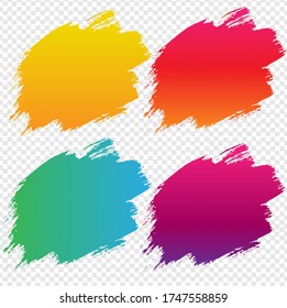 Blob Banner With Transparent Background