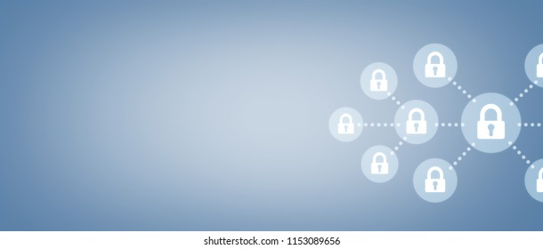 Blockchain Concept Blockchain Technology Safety Reliability Stock ...
