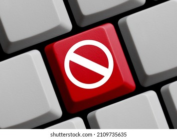 Blocked, Locked Or Deleted - Website, Account Or Information Online