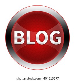 blog button isolated