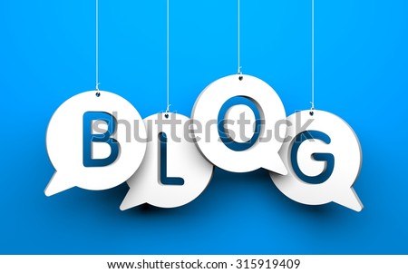 BLOG. Text hanging on the strings