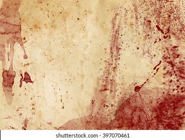 Old Paper Background Blood Spots Stock Illustration 395468932 ...