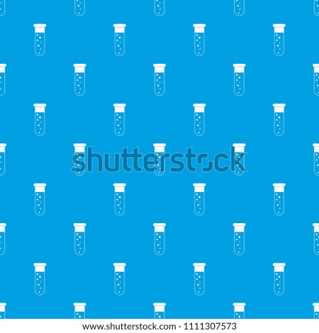 Blood test pattern repeat seamless in blue color for any design. geometric illustration