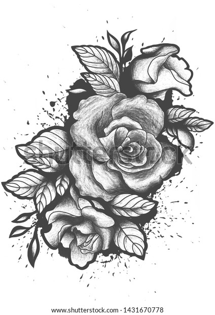 Rose Tattoo Designs Black And White - Best Tattoo Ideas