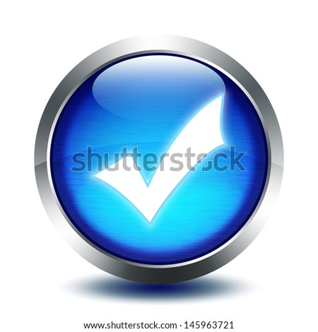 blu glass button - validation