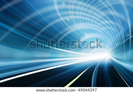 Similar – Image, Stock Photo Blurred tunnel vision