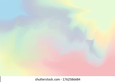 Blue Abstract Colorful Bright Color Paint Brush Art Background, Multi Colorful Painting Art Acrylic Water Color Wallpaper Pastel, Gradient Color Art  Brush Mixed, Pastel Soft Oil Color Paint