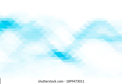 Blue Abstract Geometric Background.  Blue Grid Mosaic Background