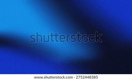 Blue Abstract Grainy Gradient Background with Soft Light Leaks