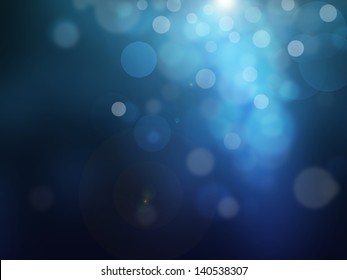 Blue Abstract Light Background