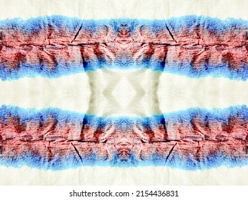 Blue Abstract Mark. Geo Watercolour Tye Dye Blot. Art Abstract Seamless Paint. Red Stripe Shape. Colour Wash Seamless Canvas. Wash Colour Canvas. Line Ink Texture. Modern Bohemian Light Splotch.