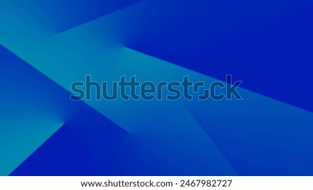 Blue abstract pattern background. Geometric shape. Line diagonal facet angle crystal 3D. Neon light electric bright cobalt metal. Color gradient. Futuristic. Design.