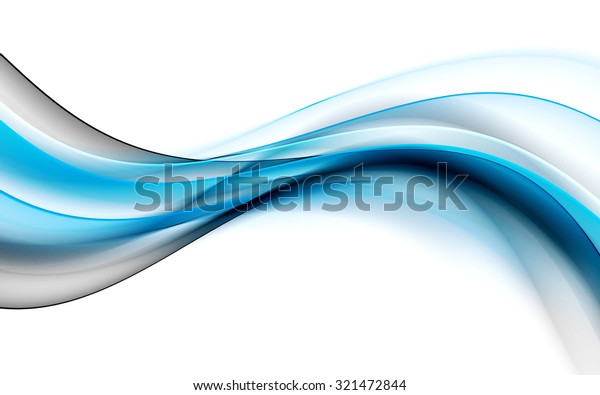 Blue Abstract Waves Art Design Background Stock Illustration 321472844 ...