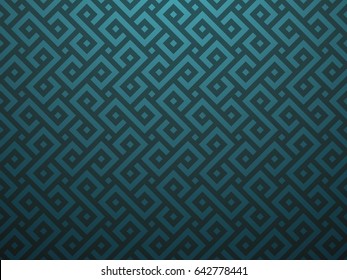 Blue african ethnic geometric pattern background