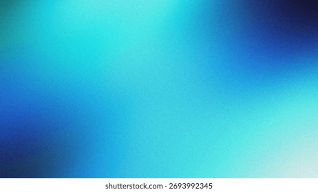 Blue Aqua Gradient Abstract Background, Smooth Blurred Ocean Style Texture