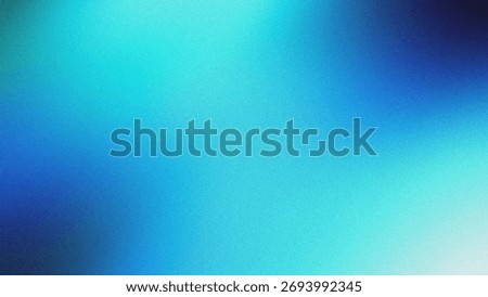 Blue Aqua Gradient Abstract Background, Smooth Blurred Ocean Style Texture
