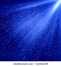 blue background