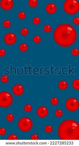 blue background with details for christmas Foto stock © 