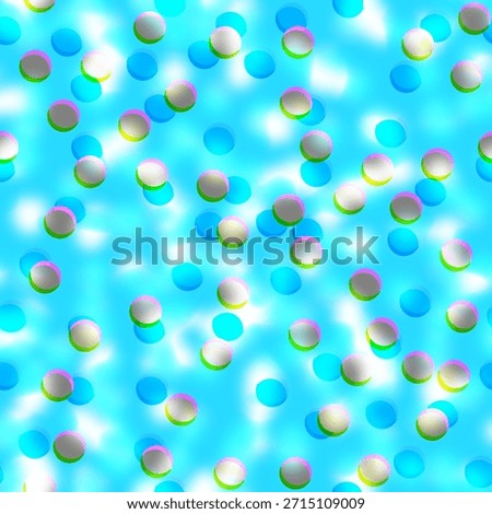 Blue background endless dots pattern