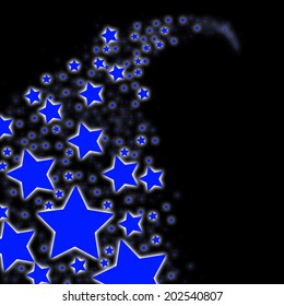 Blue Background Meaning Outer Space And Celestial