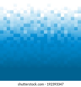 Blue Background With Pixels