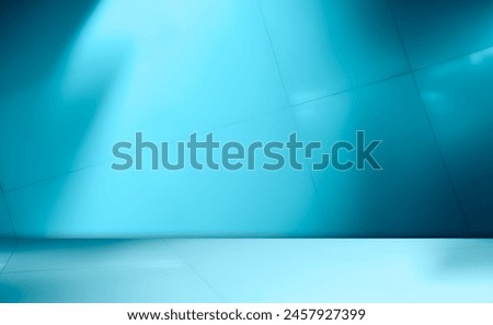 Blue Background for Presentation Abstract Studio Cyan Template Business Kitchen House Table Building Light Spaec Wall Interior Room Plant Shadow Window Desk Floor Bar Concrete Gradien Stone Podium.