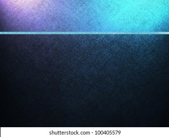 blue background or website template with header banner bar stripe in blue and purple and dark parchment texture background on bottom with copy space - Powered by Shutterstock