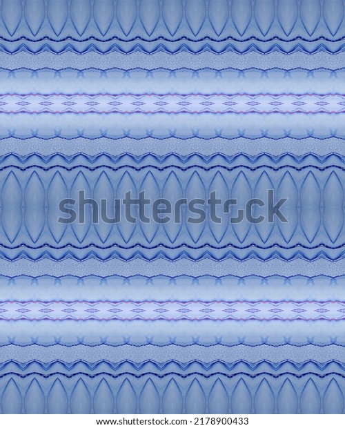 Blue Batik Ink Blue Gradient Pattern Stock Illustration 2178900433 ...