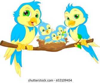 Blue Birds Family