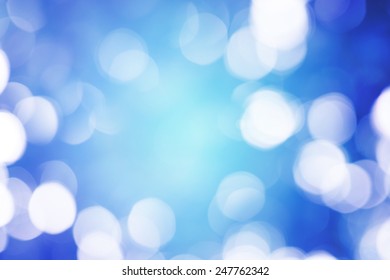 blue bokeh