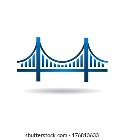 Blue Bridge Icon