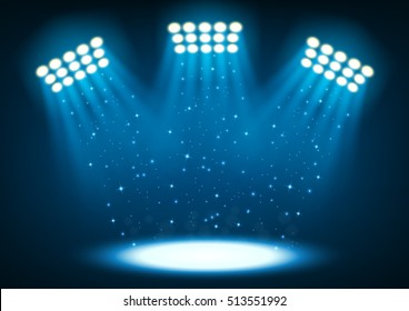 663 3 concert blue lights stage Images, Stock Photos & Vectors ...